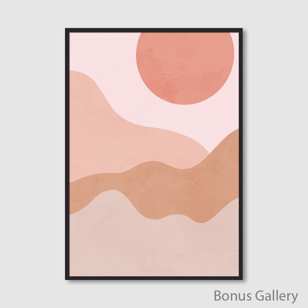 Old Rose Pink Landscape (D)