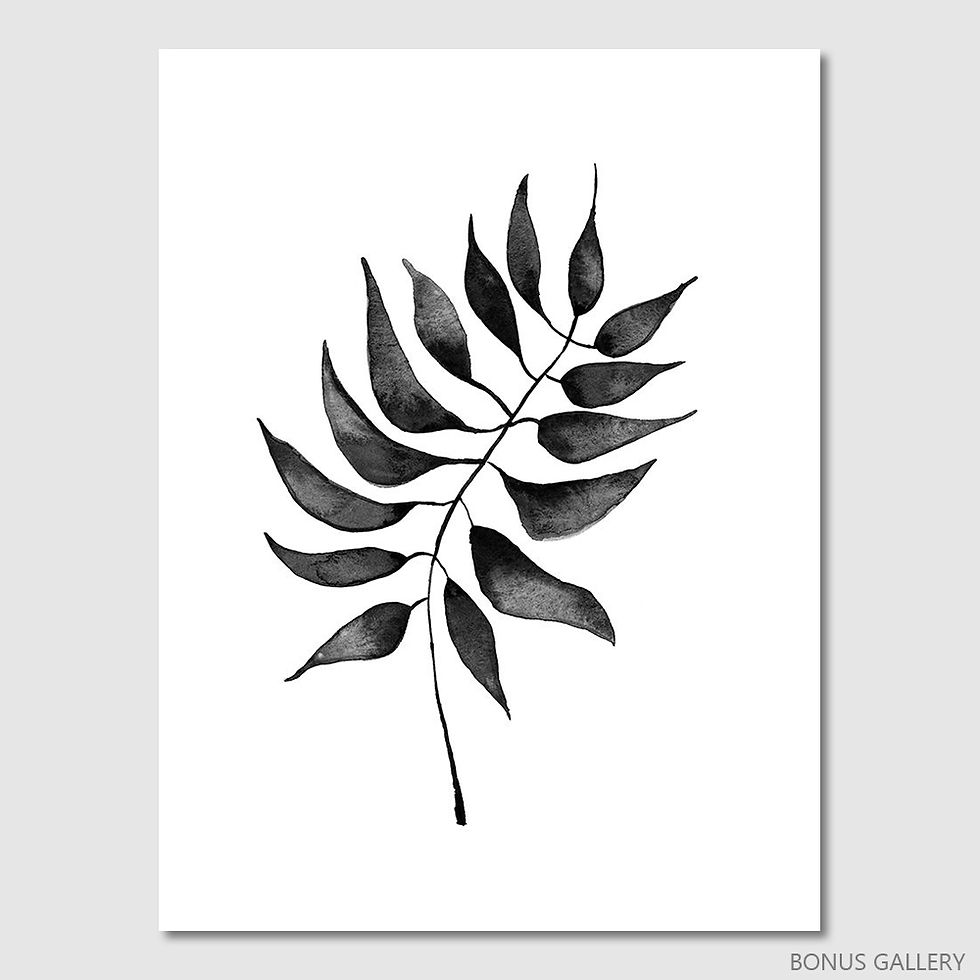 ภาพขนาดย่อ: Oak Black Poster (E)
