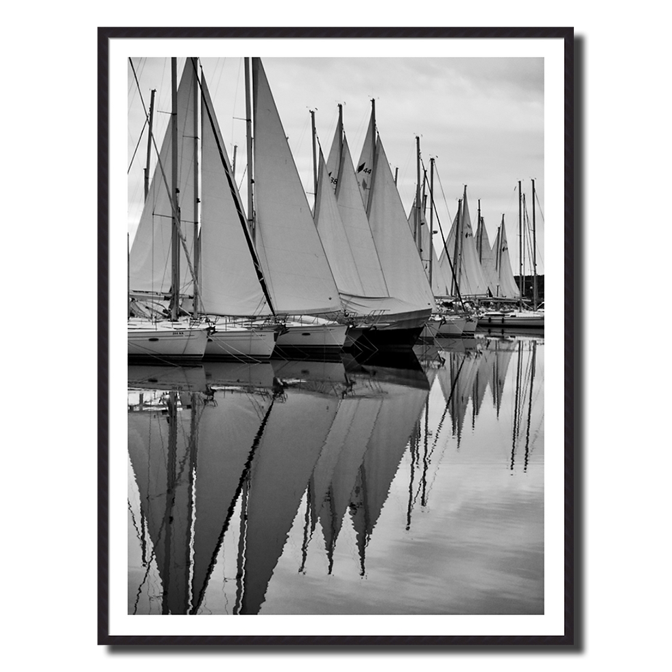 Thumbnail: B&W Sailing boat on Port (D)