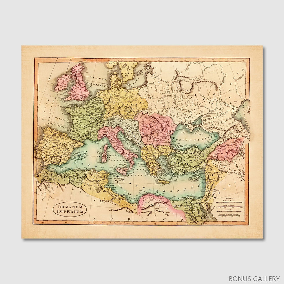 ภาพขนาดย่อ: Vintage old map of Europe published in 1811 (F)