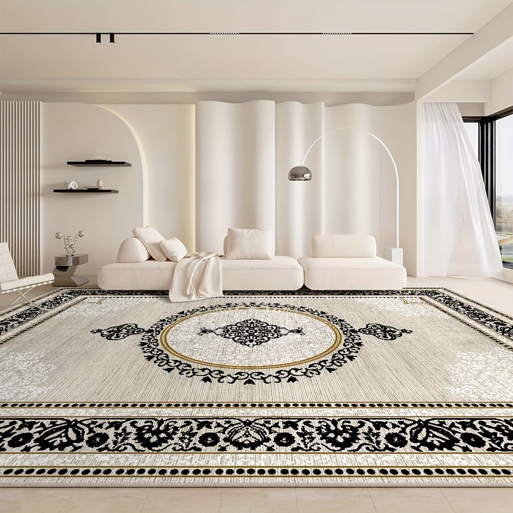 Velvet Carpet, 850 Grams Per Square Meter, Non-Slip, Machine Washable, Rectangul