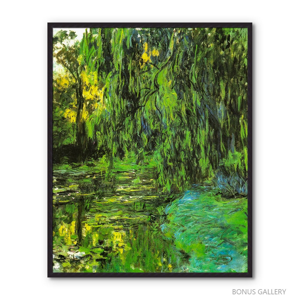 Pond with Willow Tree 1918 (F)