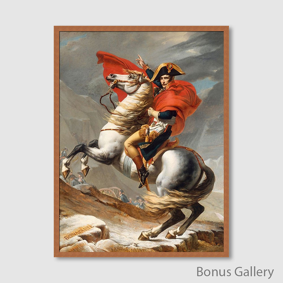 Thumbnail: Bonaparte franchissant le Grand Saint-Bernard (E)