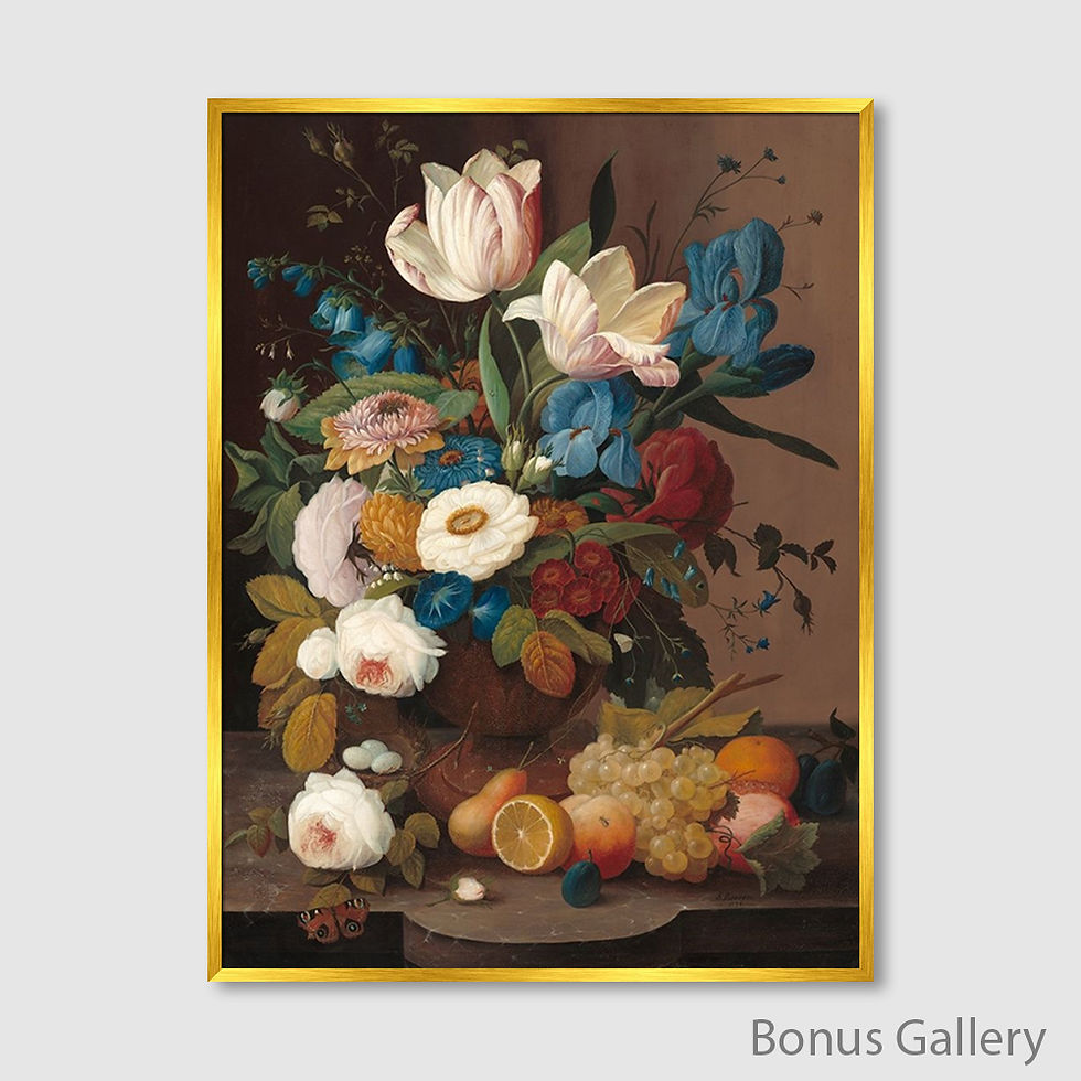 ภาพขนาดย่อ: Still Life, Flowers, and Fruit (E)