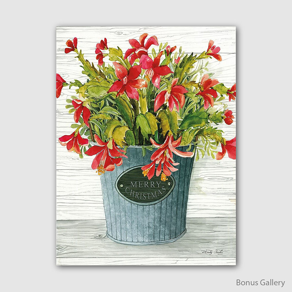 Thumbnail: Red christmas Flowers (E) 65_CIN1298