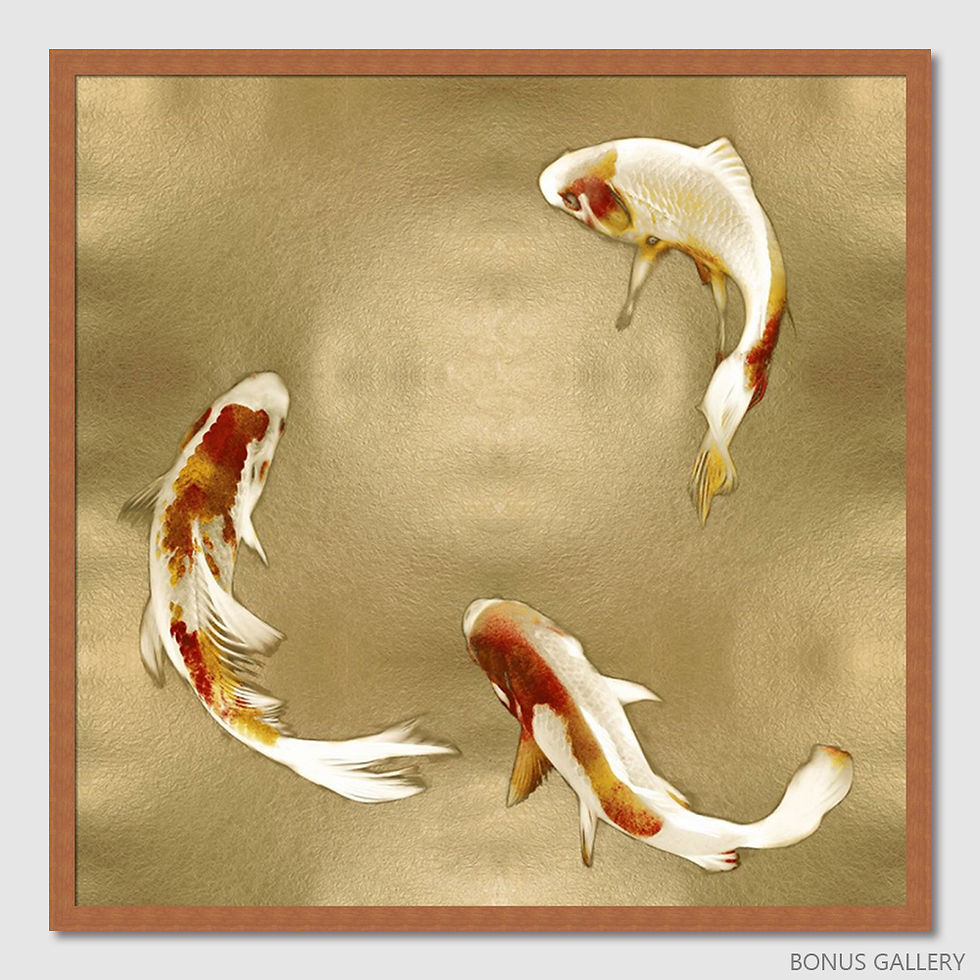 Thumbnail: Koi on Gold II (A)