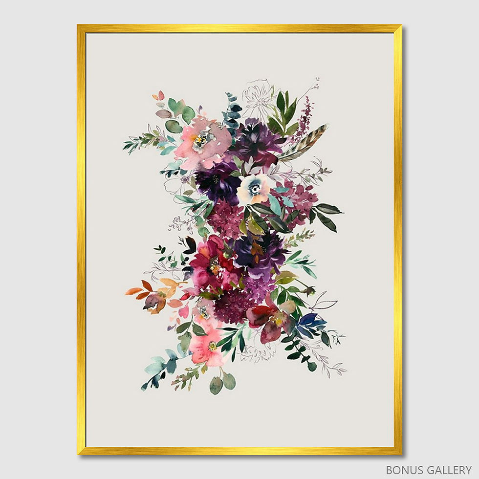Thumbnail: Decoupage II Art Print (E)