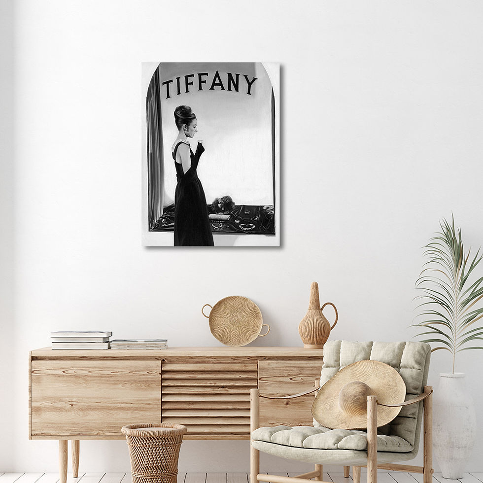 Thumbnail: Tiffany Black Poster (E)