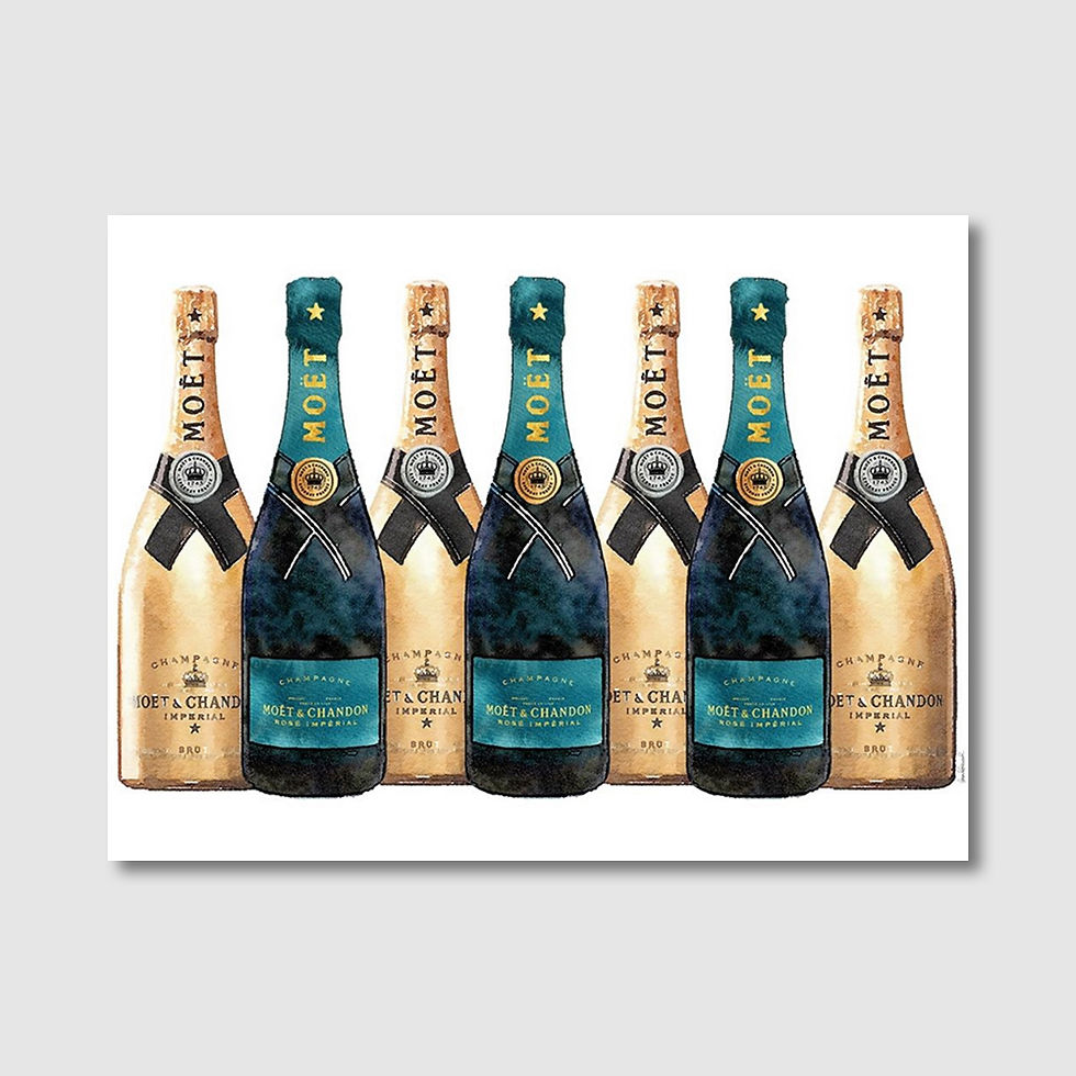 ภาพขนาดย่อ: Champange 7 Teal and Gold (E)