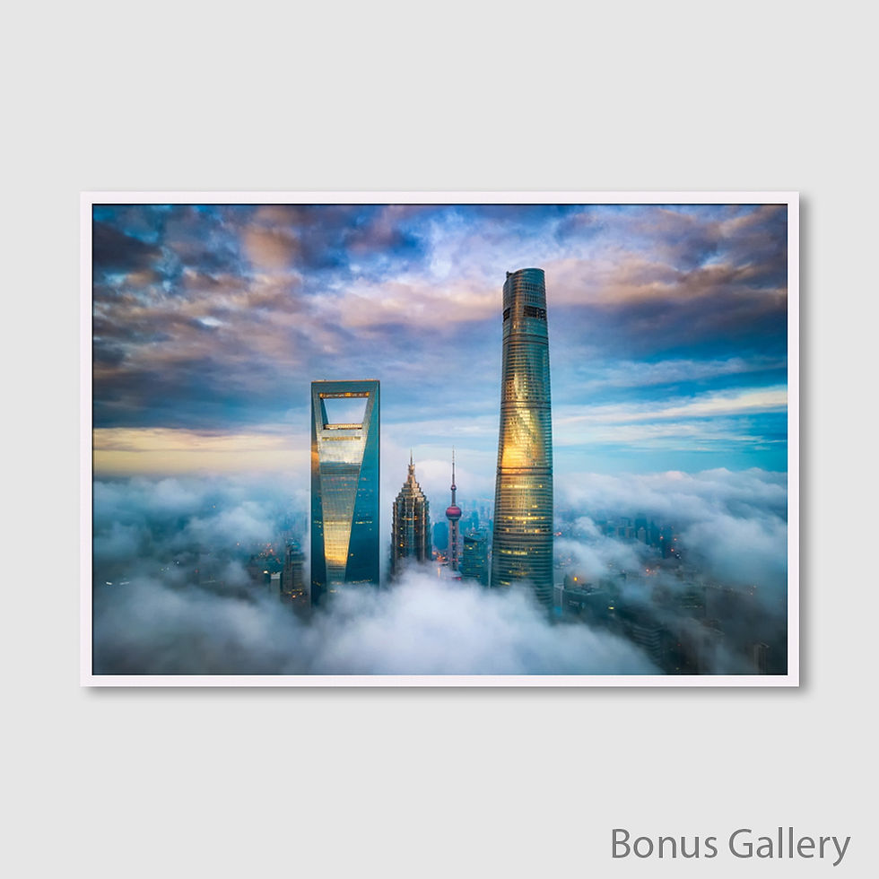 Thumbnail: Highrise Building through Cloudy in Shanghai (D)