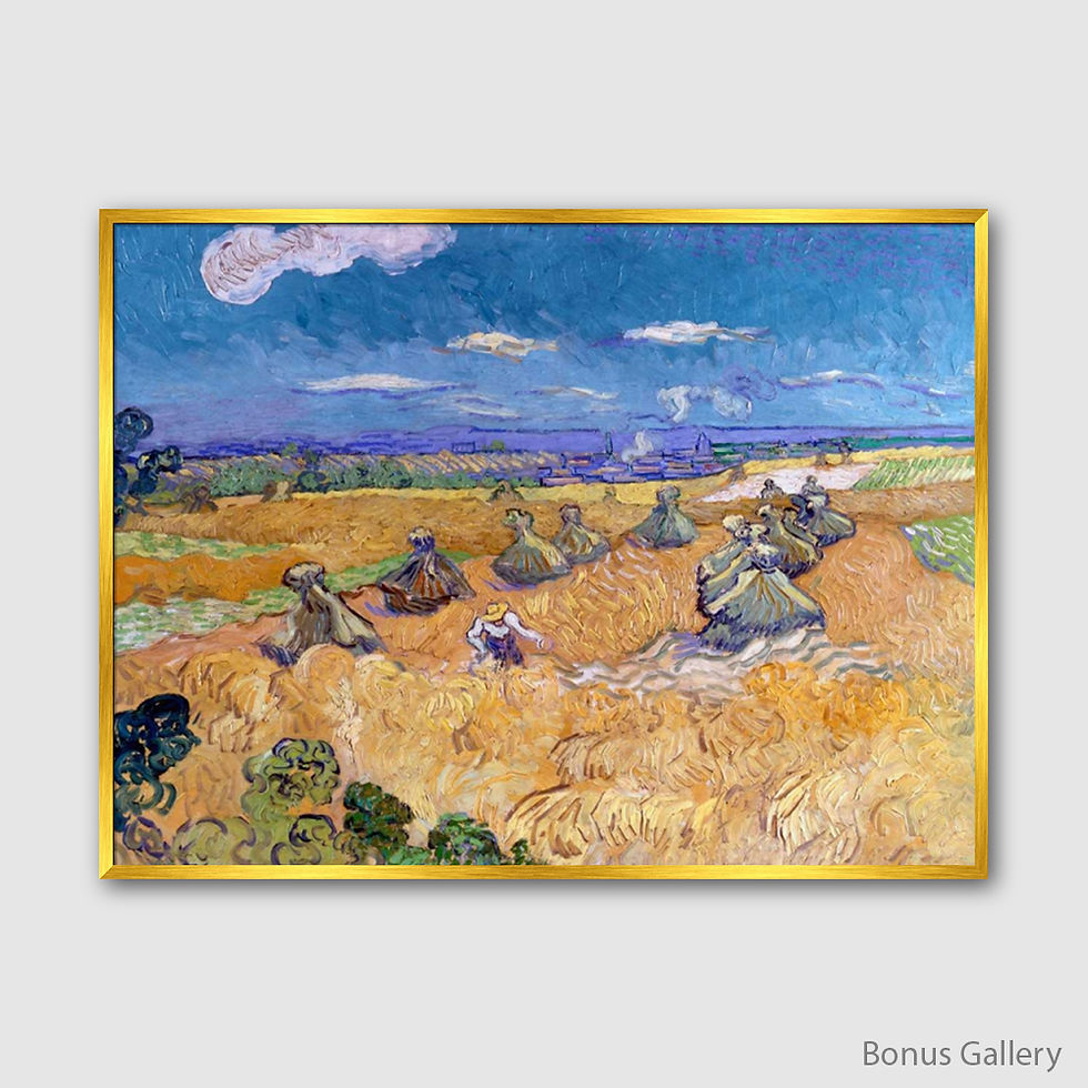 Thumbnail: Wheat Fields with Reaper Auvers (E)
