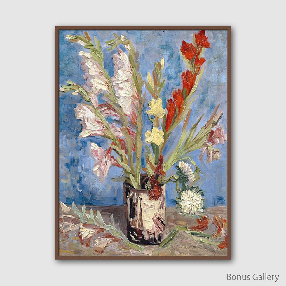 ภาพขนาดย่อ: Vase with Gladioli and China Asters (E)