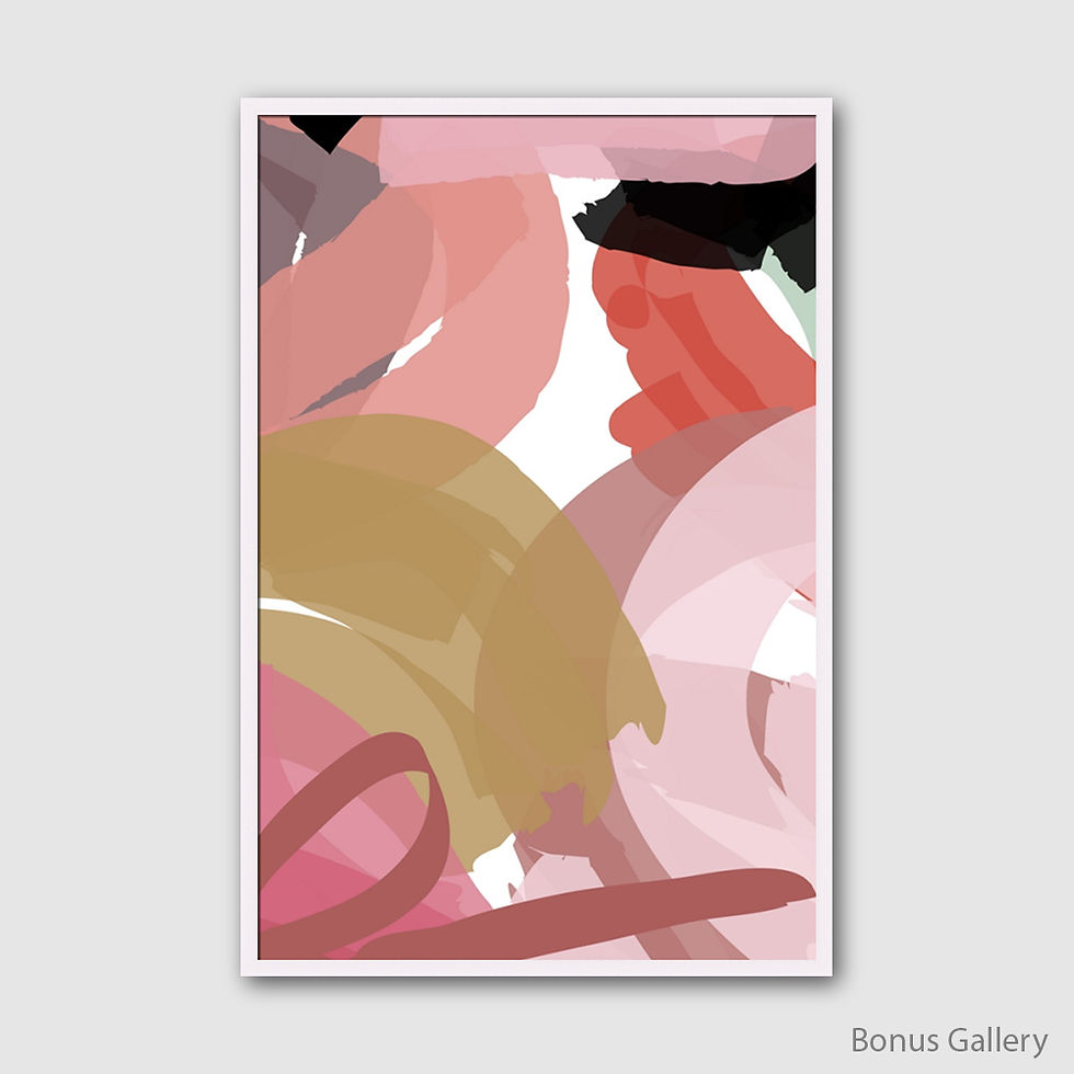 ภาพขนาดย่อ: Bright Pink Party Illustration Painting (D)