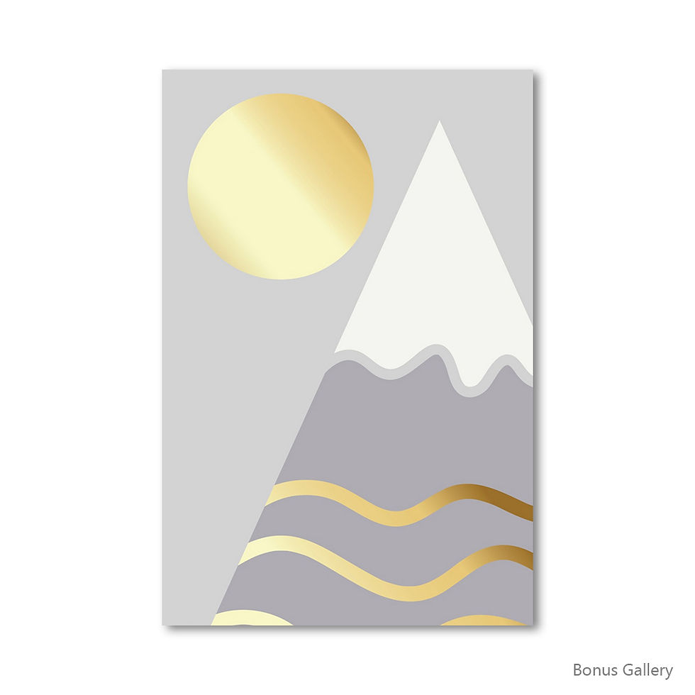 Thumbnail: Abstract Minimal Mountain (D)