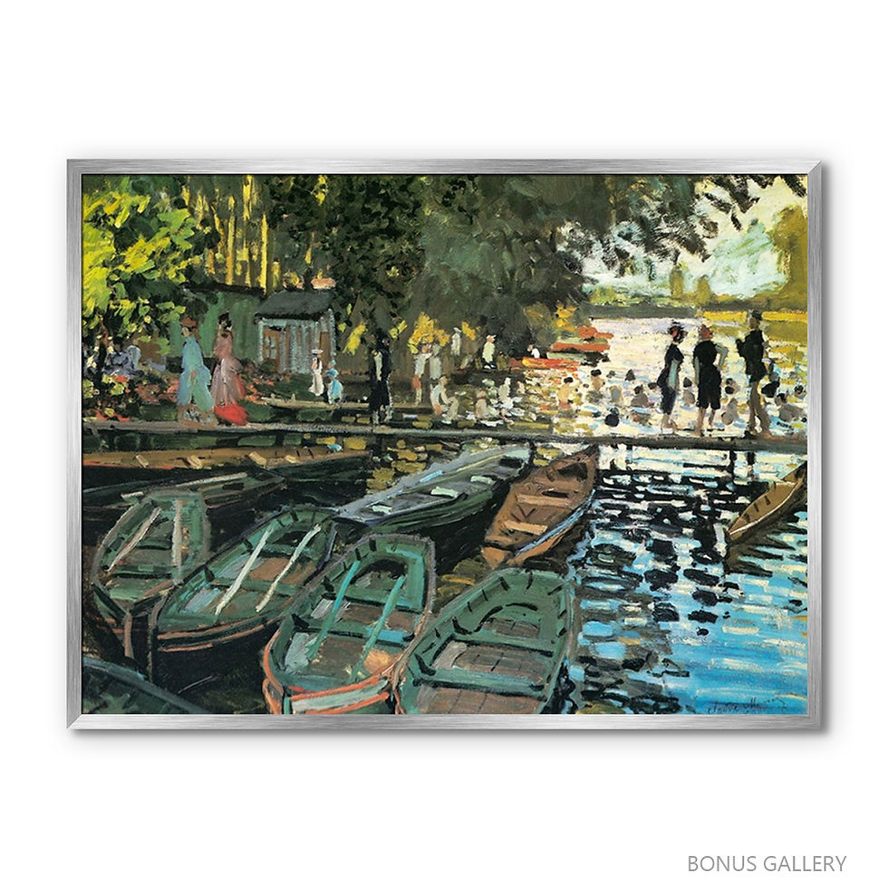 Thumbnail: Bathers at the Grenouillere 1869 (E)