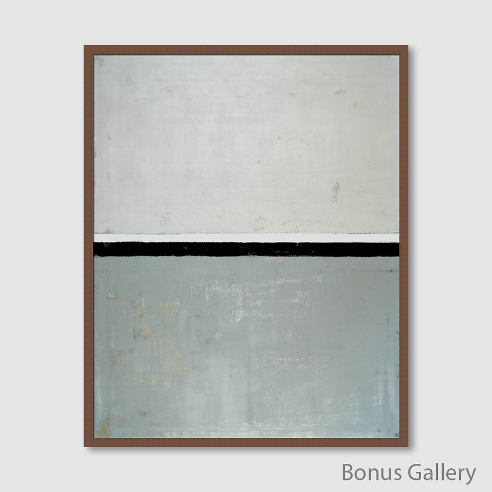 ภาพขนาดย่อ: Gray Abstract Minimal Painting (F)