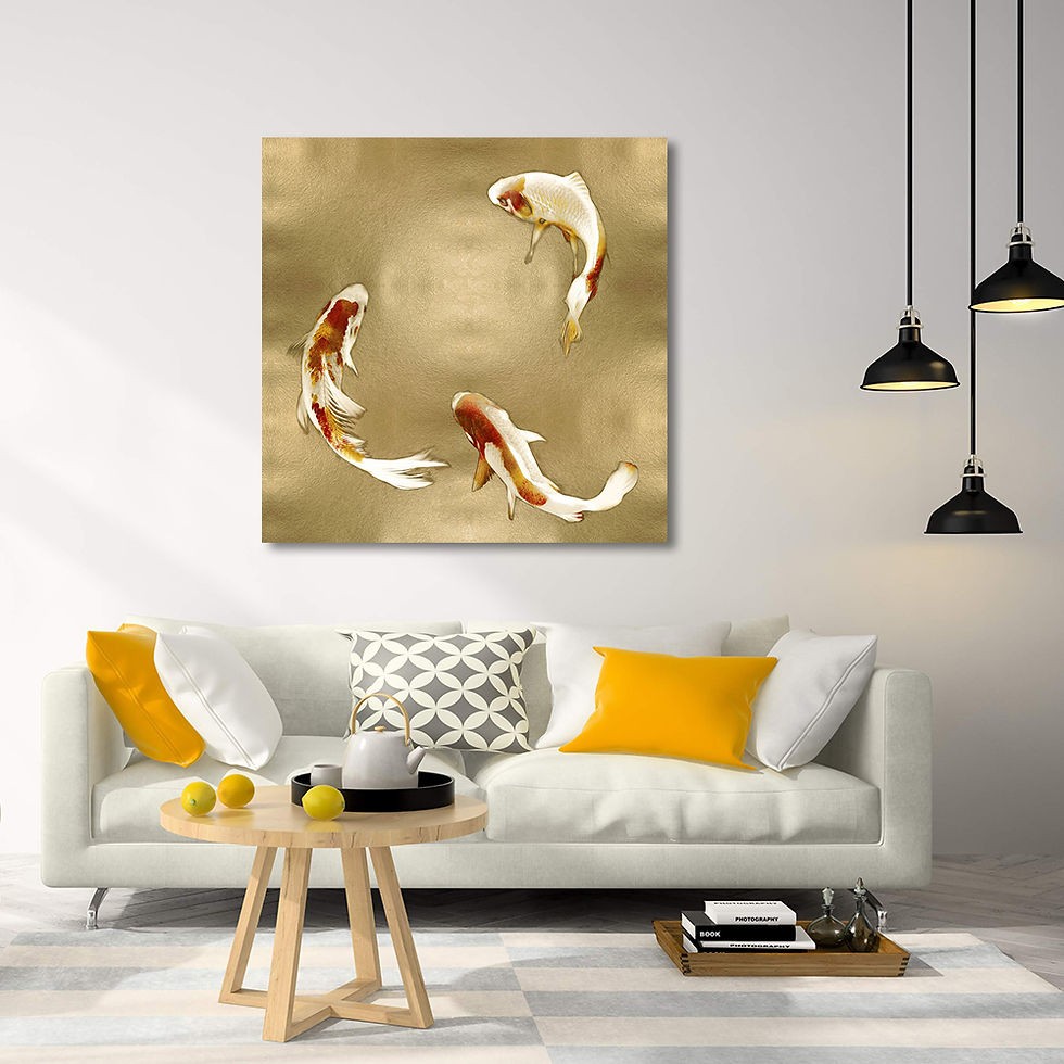 ภาพขนาดย่อ: Koi on Gold II (A)