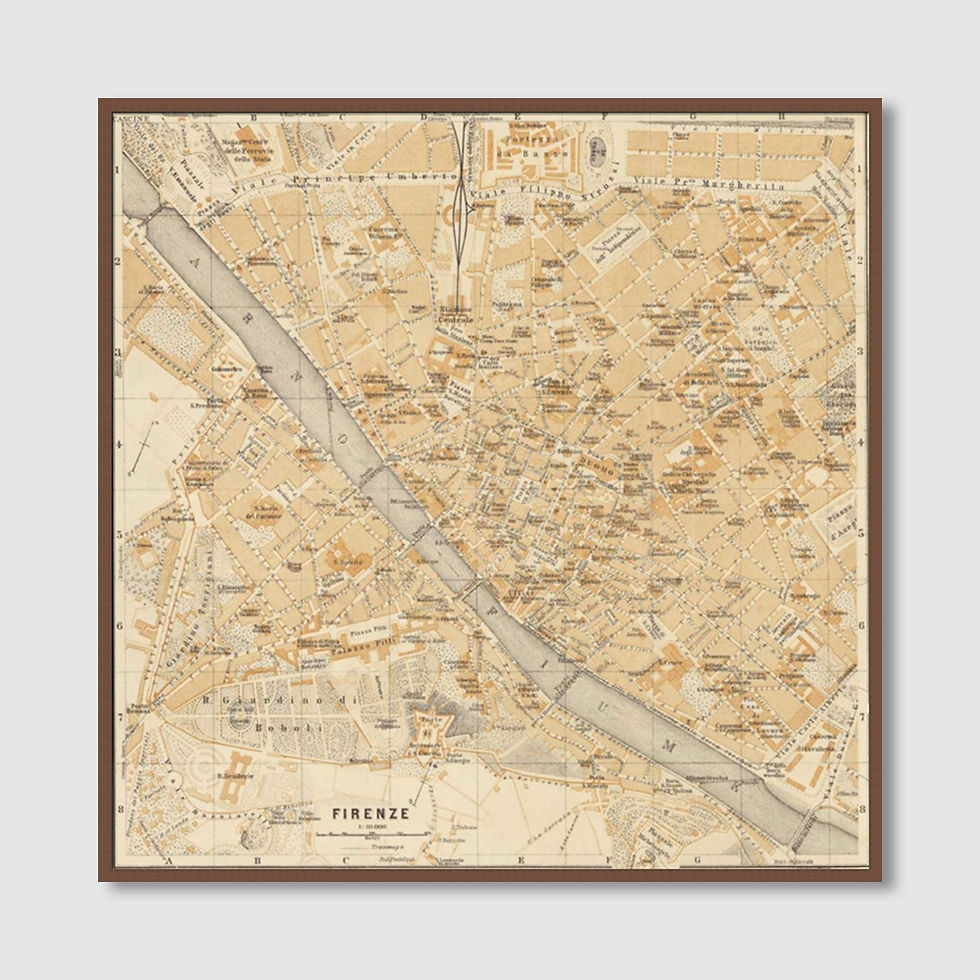 ภาพขนาดย่อ: Mapa di Firenze 1896 (A)