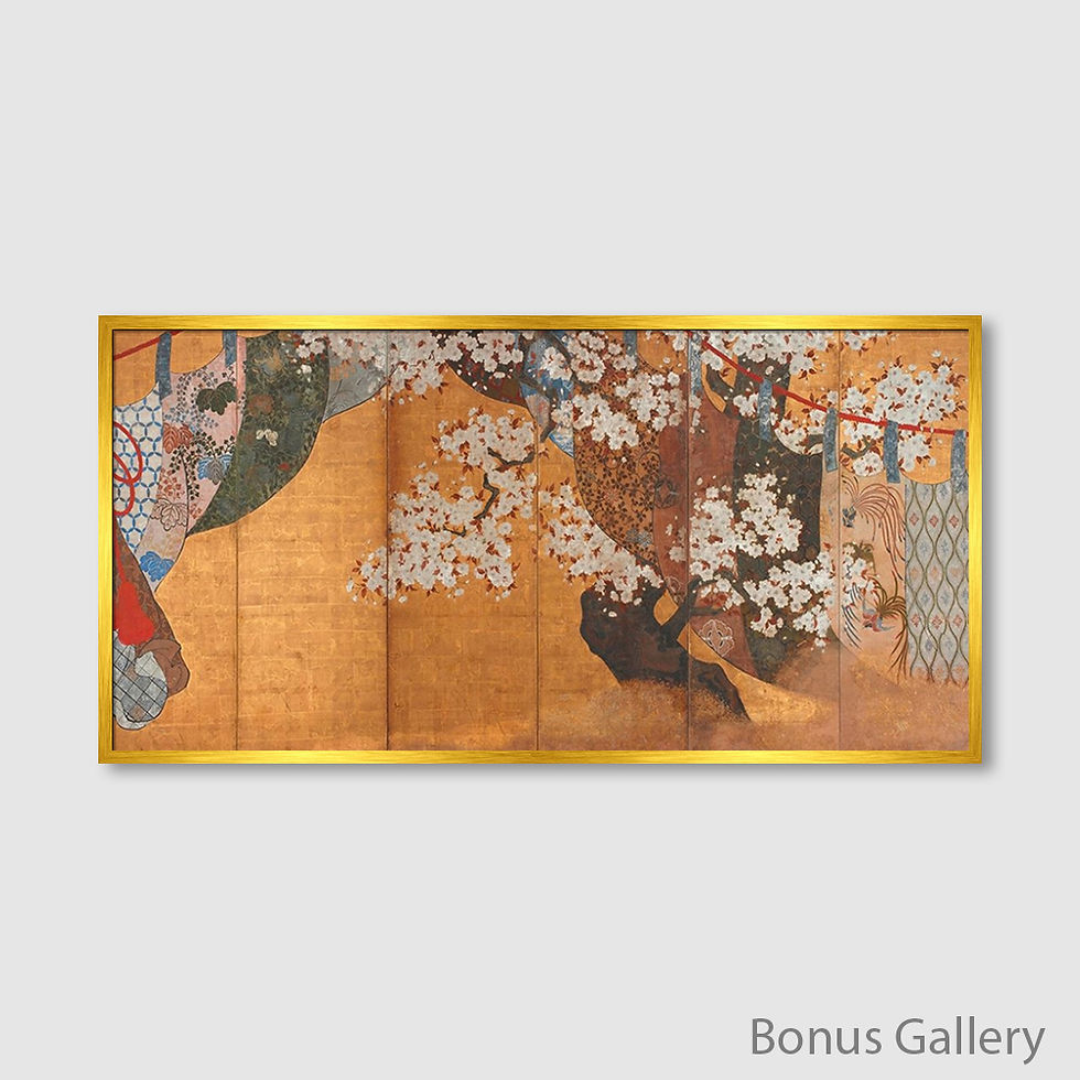 Thumbnail: Wind-screen and cherry tree (B)
