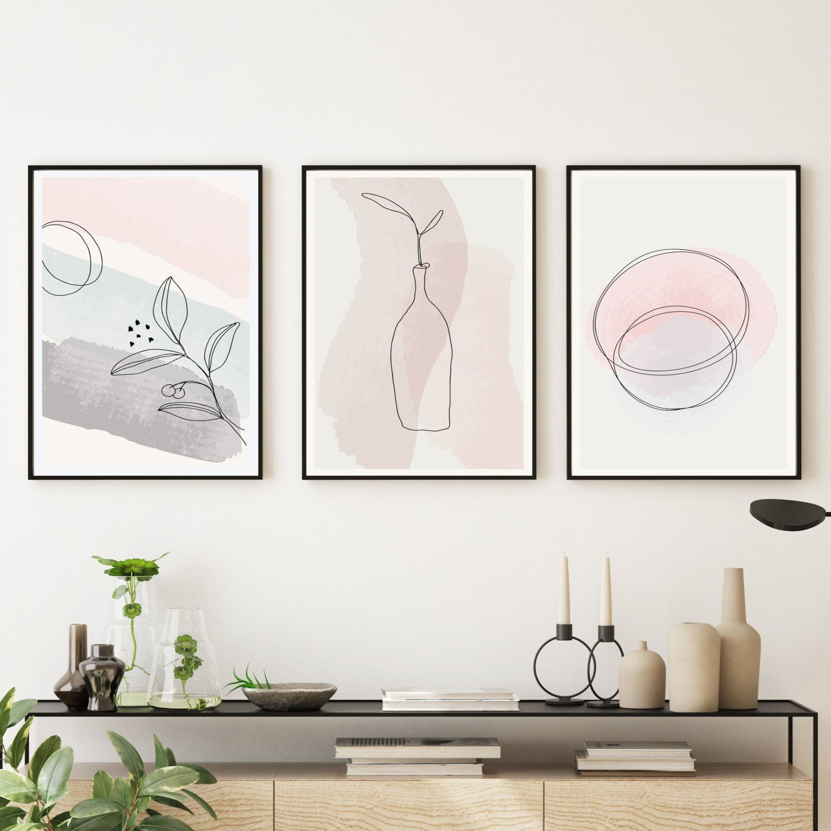 Line Minimal abstract by Modan - set 3 pcs