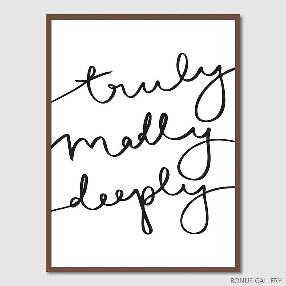 Thumbnail: Truly Madly Poster (E)