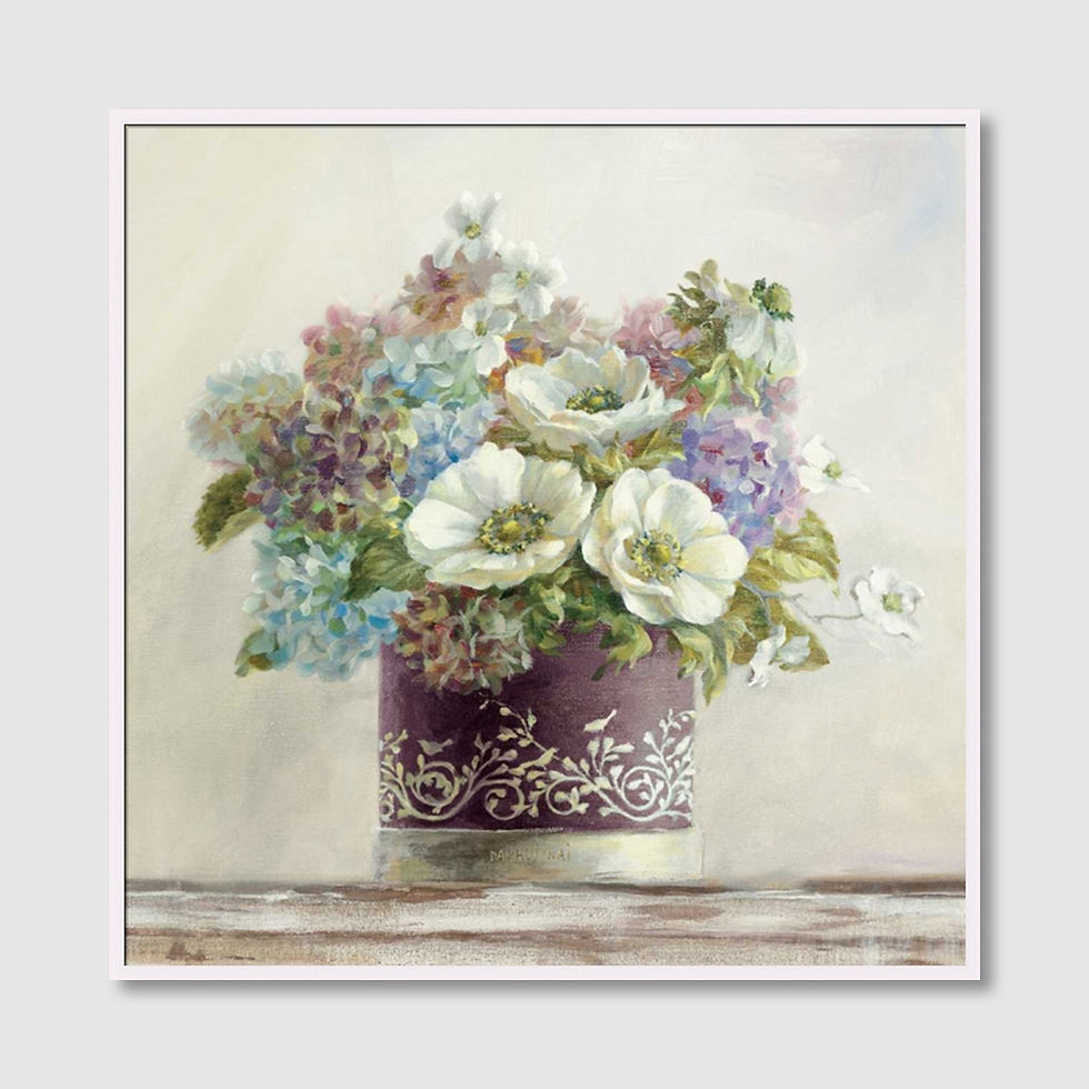 ภาพขนาดย่อ: Anemones in Aubergine Hatbox (A)