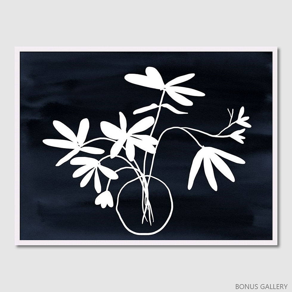 ภาพขนาดย่อ: Indigo Etchings III Poster (E)