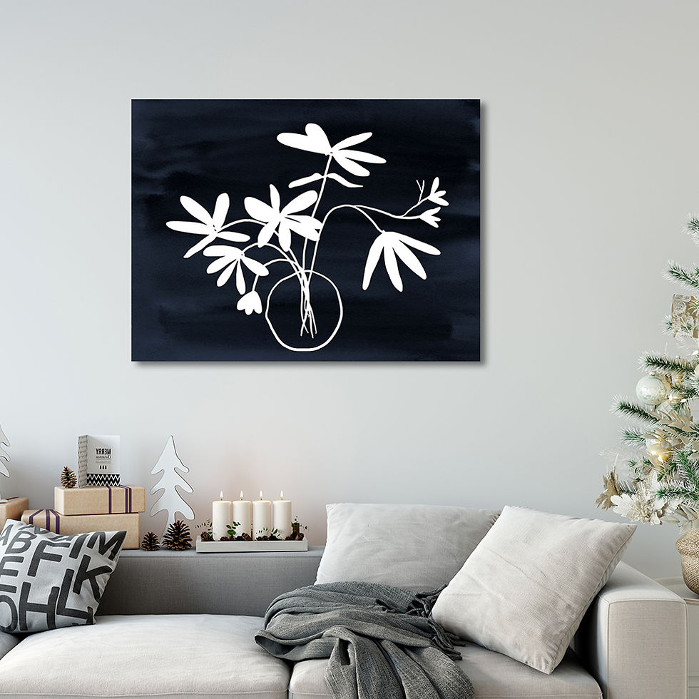 ภาพขนาดย่อ: Indigo Etchings III Poster (E)