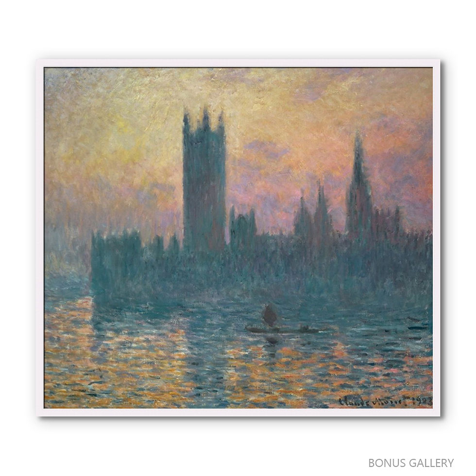 ภาพขนาดย่อ: The Houses of Parliament, Sunset, 1903 (F)