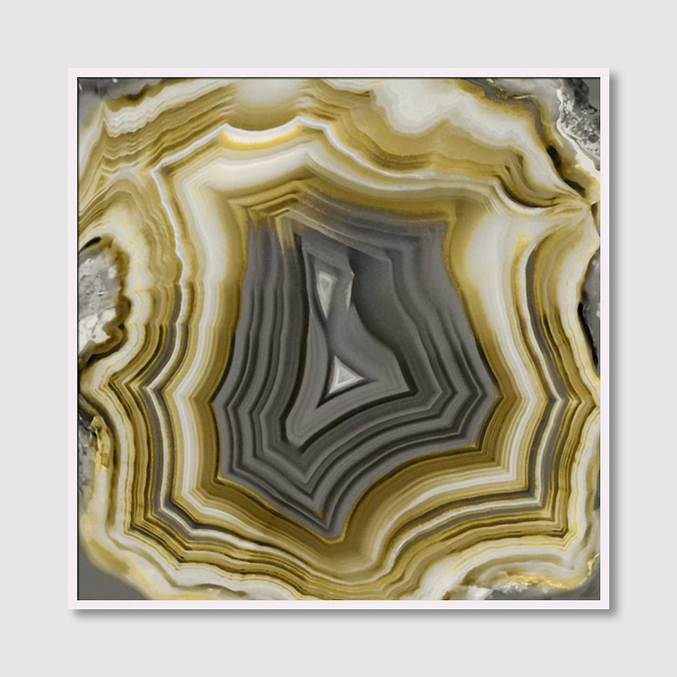 ภาพขนาดย่อ: Agate in Gold and Grey (A)