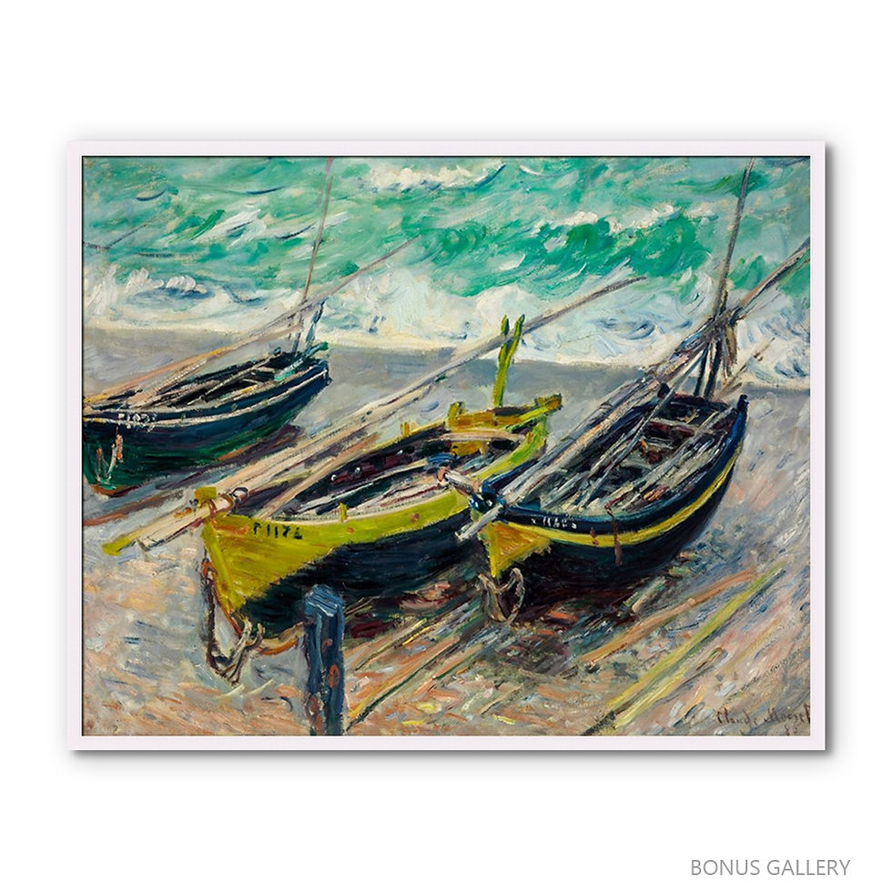 Thumbnail: Three Fishing Boats 1886 (F)