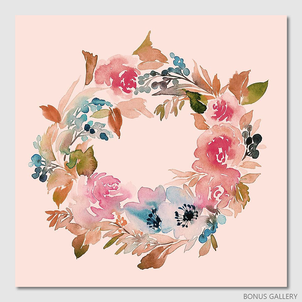 Thumbnail: Garland Blush Poster (A)