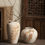 Thumbnail: Elegant Vintage White Speckled Ceramic Planter