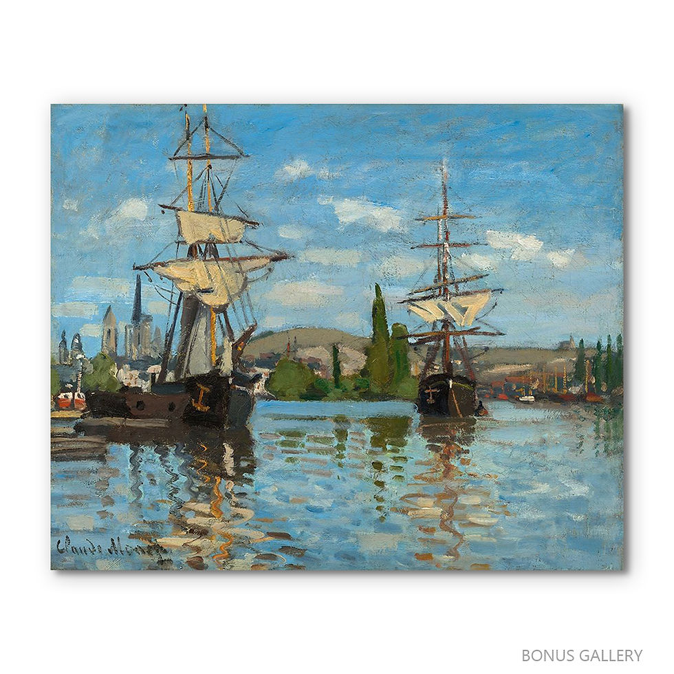 Thumbnail: Ships Riding on the Seine at Rouen (F)