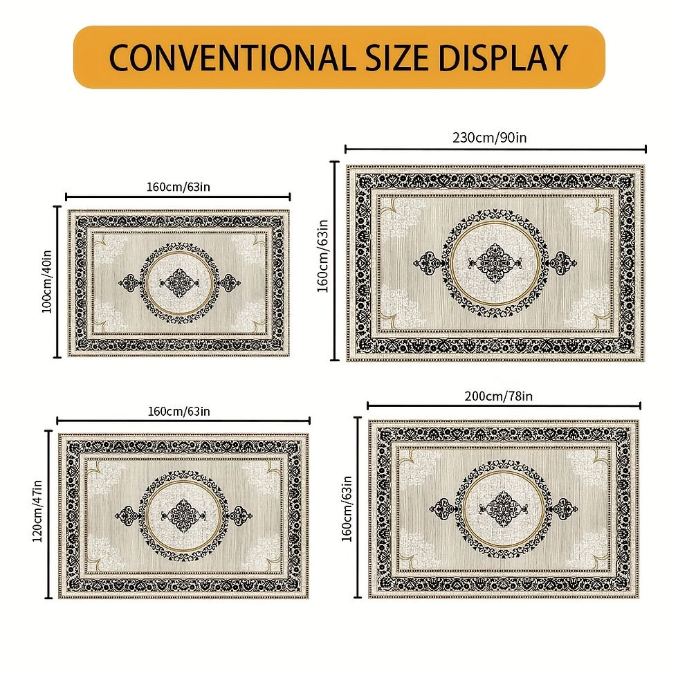 ภาพขนาดย่อ: Velvet Carpet, 850 Grams Per Square Meter, Non-Slip, Machine Washable, Rectangul