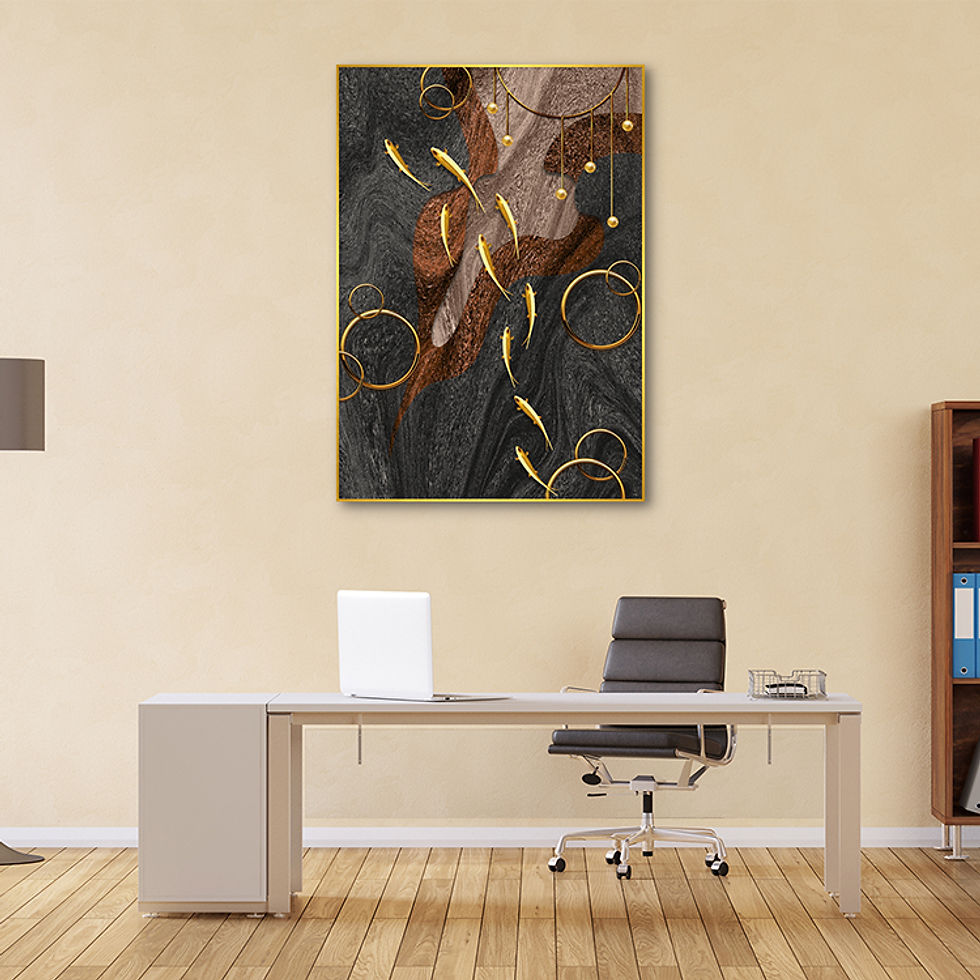 ภาพขนาดย่อ: Abstract school fishes (D)