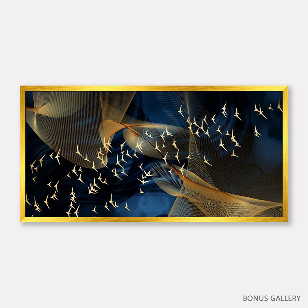 ภาพขนาดย่อ: Abstract birds in the row (B)