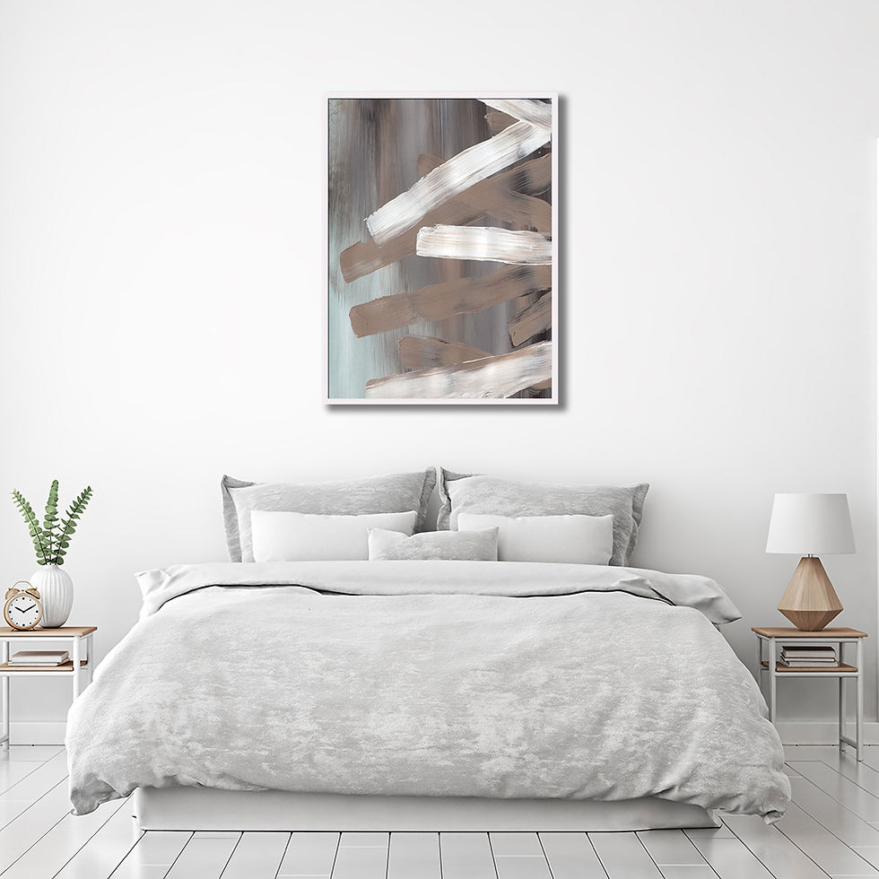 Thumbnail: White and Tan Strokes II (E)