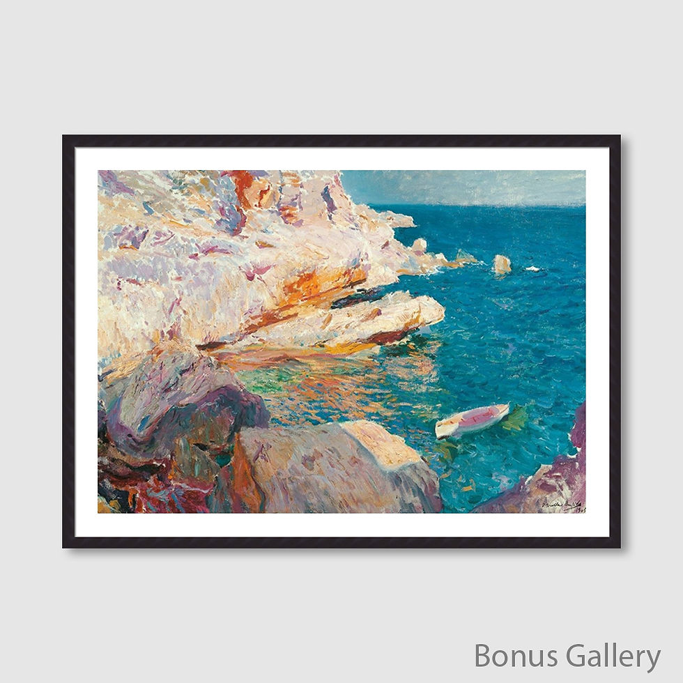 Thumbnail: Rock at Javea and the White Boat  (D)