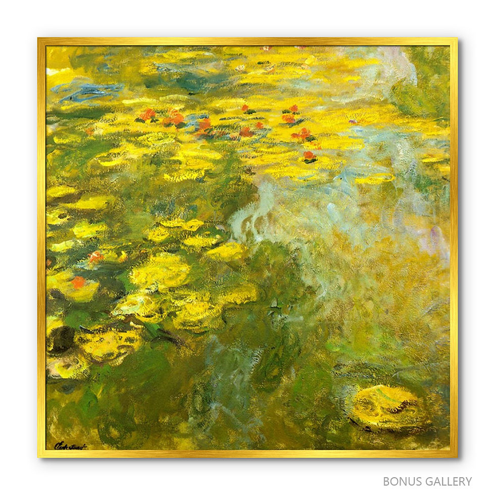 Thumbnail: Water-lilies green yellow 1920 (A)