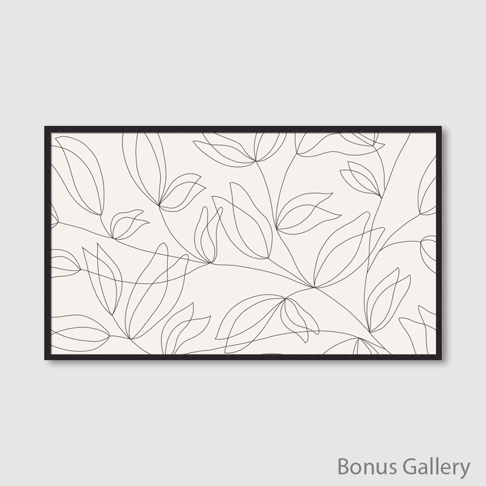 Line Art Minimal Leaves (G)
