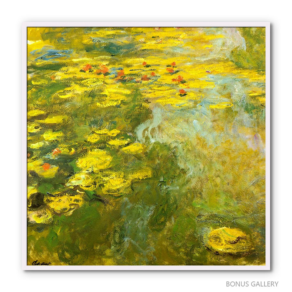 Thumbnail: Water-lilies green yellow 1920 (A)