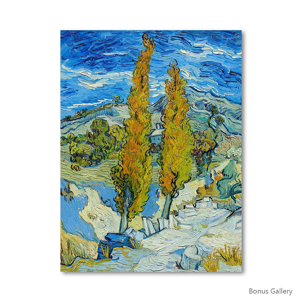ภาพขนาดย่อ: The Poplars at Saint-Remy (E)