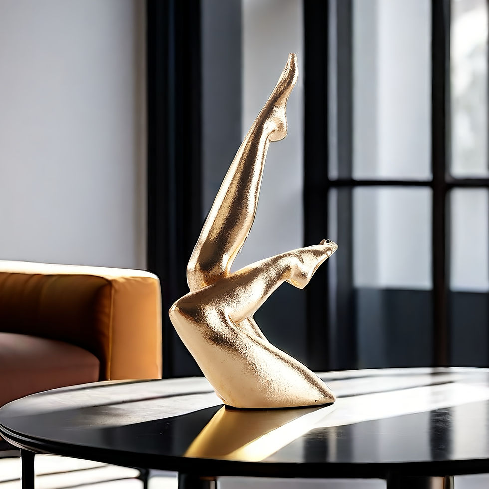 ภาพขนาดย่อ: Handcrafted Modern Art Female Leg Sculpture