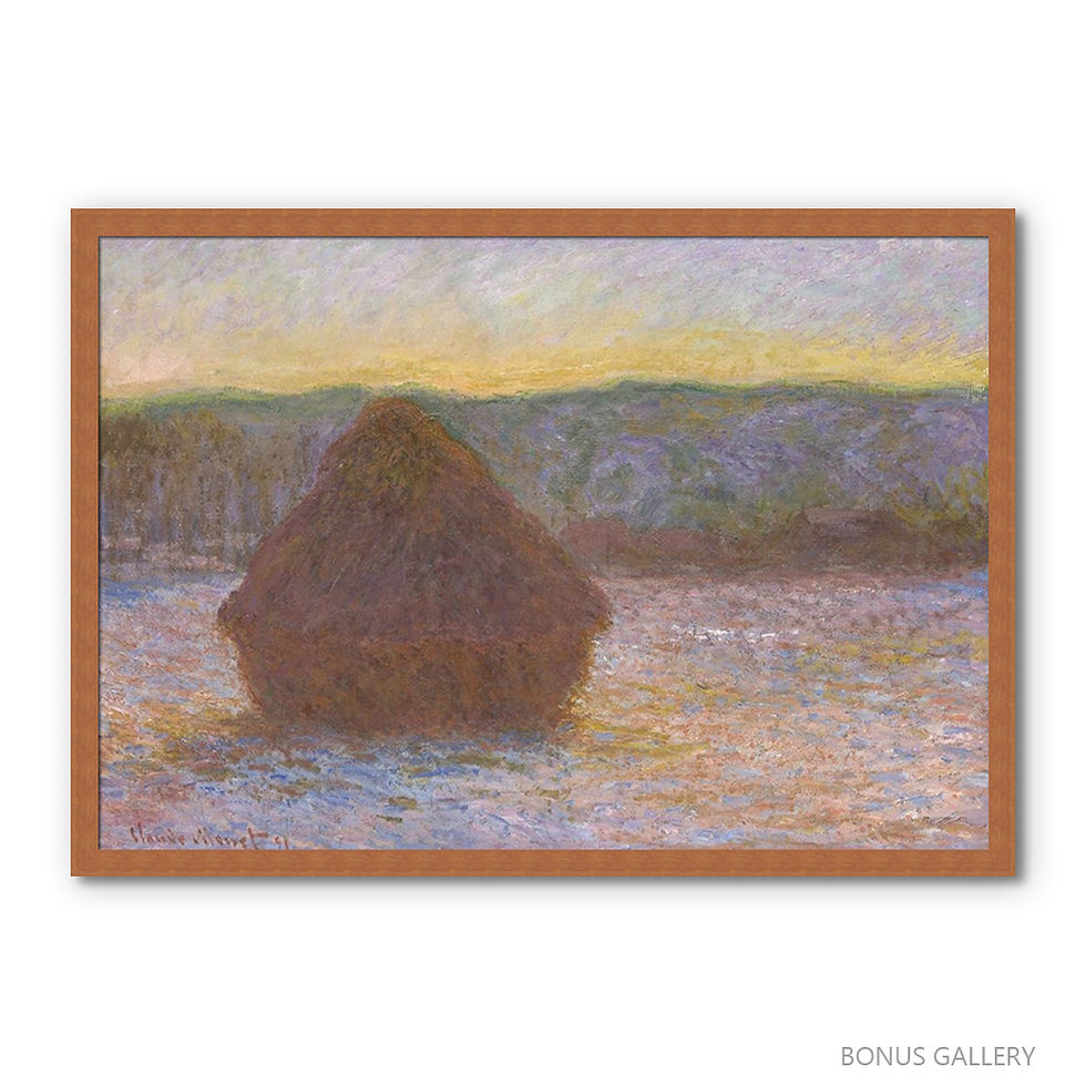 Thumbnail: Stack of Wheat (Thaw, Sunset) (D)