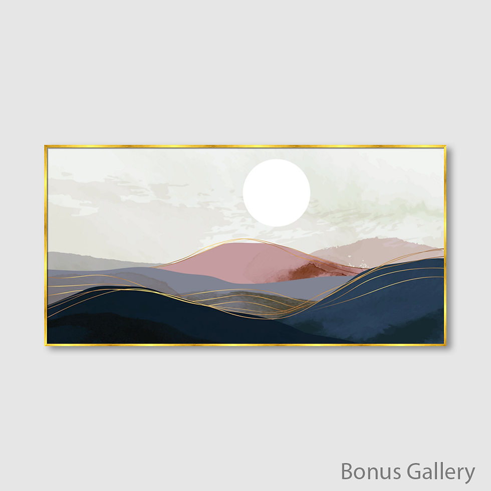 Thumbnail: Abstract Watercolor Mountain (B)