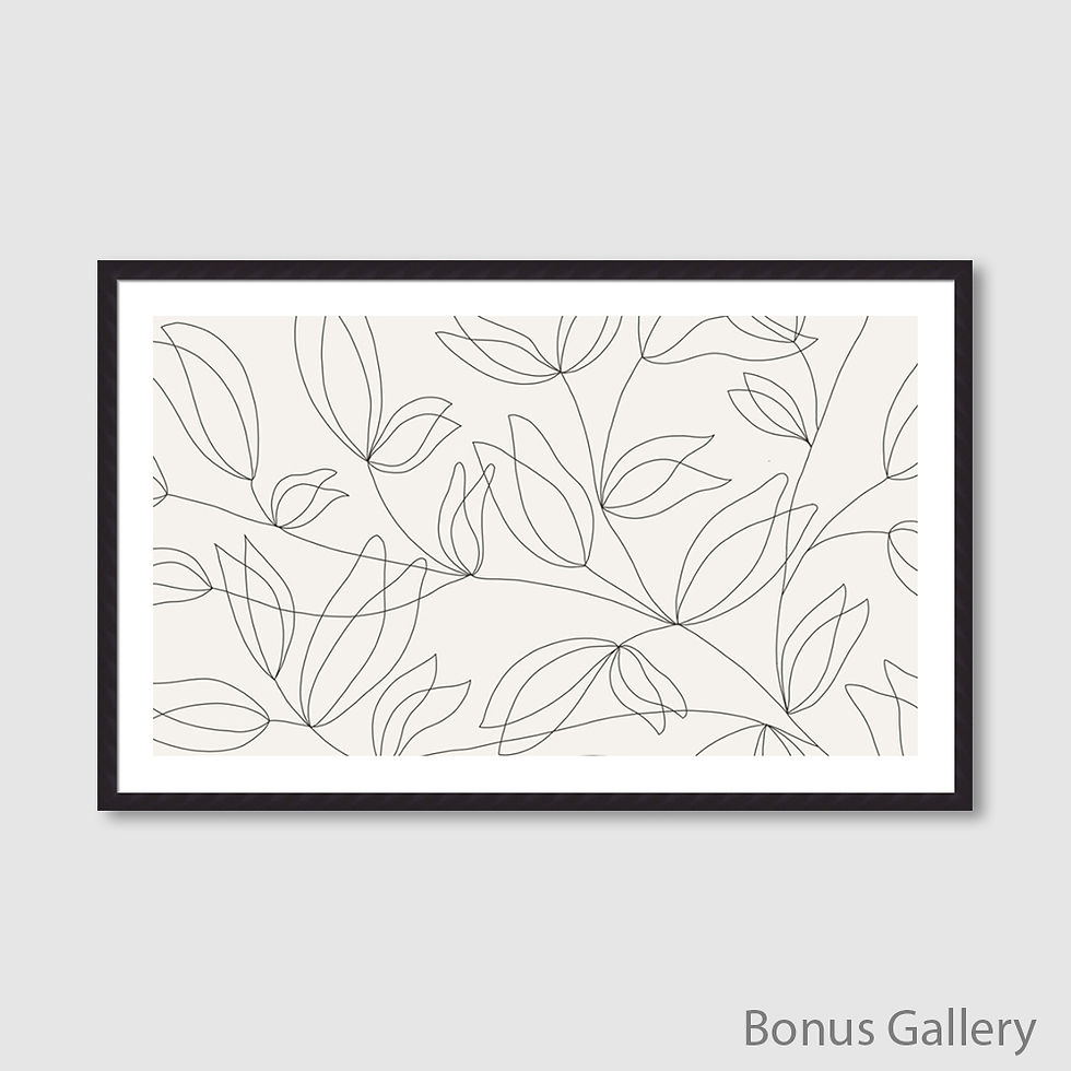 Thumbnail: Line Art Minimal Leaves (G)