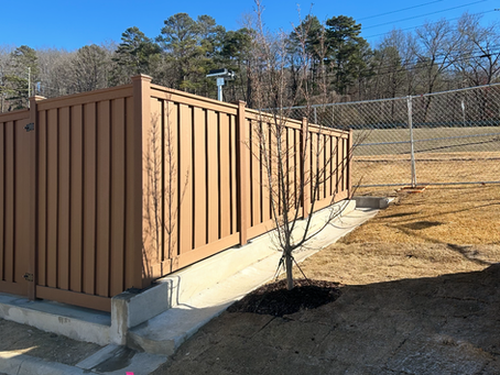 Composite Fence built in Stockbridge, Ga