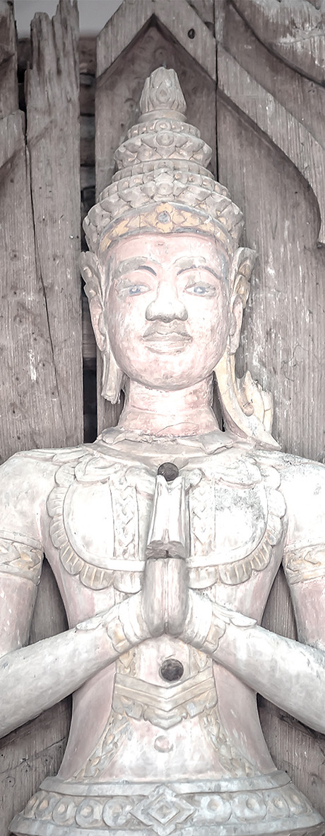 Figure of a Deva Clasping Hands