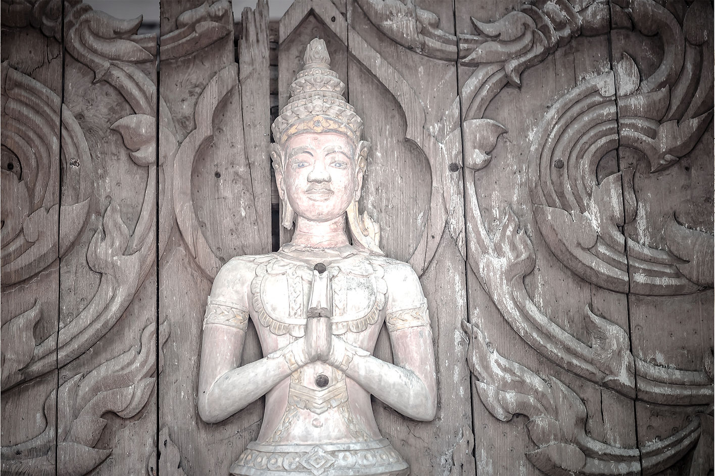 Figure of a Deva Clasping Hands